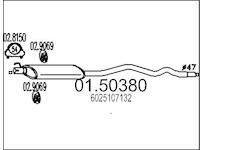 Střední tlumič výfuku MTS 01.50380