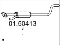 Stredni tlumic vyfuku MTS 01.50413