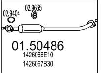 Stredni tlumic vyfuku MTS 01.50486