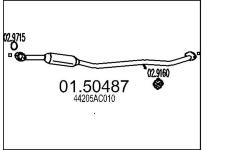 Střední tlumič výfuku MTS 01.50487