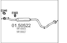 Střední tlumič výfuku MTS 01.50522