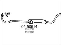 Stredni tlumic vyfuku MTS 01.50614
