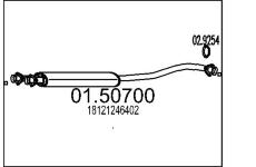 Střední tlumič výfuku MTS 01.50700