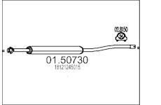Střední tlumič výfuku MTS 01.50730