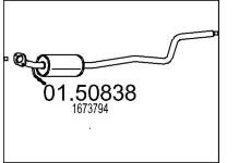 Střední tlumič výfuku MTS 01.50838