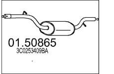 Střední tlumič výfuku MTS 01.50865