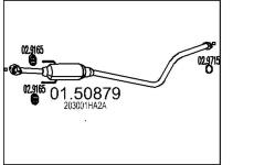 Střední tlumič výfuku MTS 01.50879