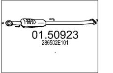 Střední tlumič výfuku MTS 01.50923