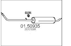 Střední tlumič výfuku MTS 01.50935