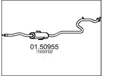 Střední tlumič výfuku MTS 01.50955