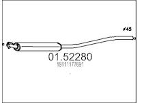 Střední tlumič výfuku MTS 01.52280