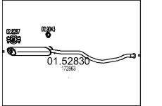 Střední tlumič výfuku MTS 01.52830