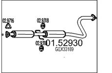 Střední tlumič výfuku MTS 01.52930
