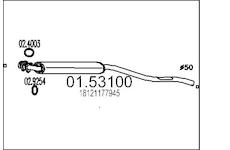 Střední tlumič výfuku MTS 01.53100