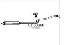 Střední tlumič výfuku MTS 01.53660
