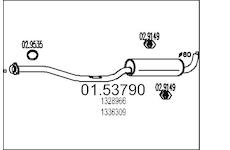 Střední tlumič výfuku MTS 01.53790
