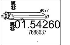 Střední tlumič výfuku MTS 01.54260