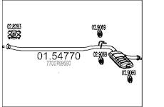 Střední tlumič výfuku MTS 01.54770