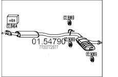 Střední tlumič výfuku MTS 01.54790