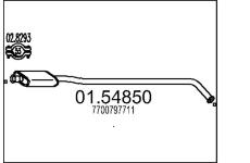 Stredni tlumic vyfuku MTS 01.54850