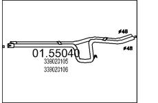 Výfuková trubka MTS 01.55040