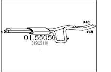 Střední tlumič výfuku MTS 01.55050