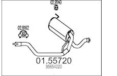 Střední tlumič výfuku MTS 01.55720