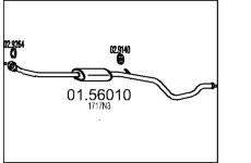 Stredni tlumic vyfuku MTS 01.56010