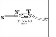 Stredni tlumic vyfuku MTS 01.56740