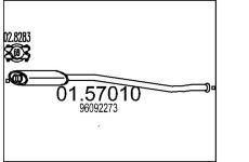 Stredni tlumic vyfuku MTS 01.57010