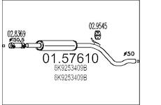 Střední tlumič výfuku MTS 01.57610