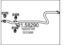 Střední tlumič výfuku MTS 01.58290