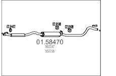 Střední tlumič výfuku MTS 01.58470