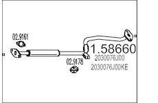 Stredni tlumic vyfuku MTS 01.58660