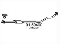 Stredni tlumic vyfuku MTS 01.59400