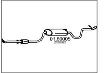 Zadní tlumič výfuku MTS 01.60005