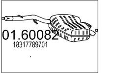 Zadní tlumič výfuku MTS 01.60082