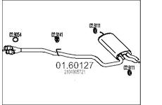 Zadní tlumič výfuku MTS 01.60127