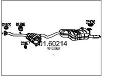 Zadní tlumič výfuku MTS 01.60214