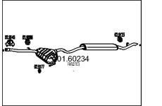Zadní tlumič výfuku MTS 01.60234