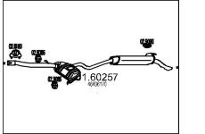 Zadní tlumič výfuku MTS 01.60257