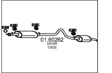 Zadní tlumič výfuku MTS 01.60262
