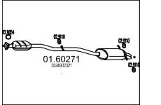 Zadní tlumič výfuku MTS 01.60271