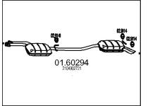 Zadní tlumič výfuku MTS 01.60294