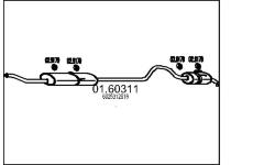 Zadní tlumič výfuku MTS 01.60311