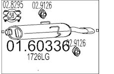 Zadní tlumič výfuku MTS 01.60336