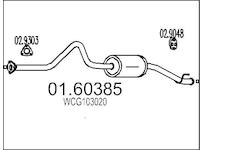 Zadní tlumič výfuku MTS 01.60385