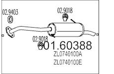 Zadni tlumic vyfuku MTS 01.60388