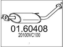 Zadní tlumič výfuku MTS 01.60408