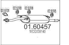 Zadní tlumič výfuku MTS 01.60457